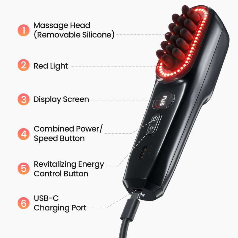 Glowvera 5 Speed Electric Scalp Massager