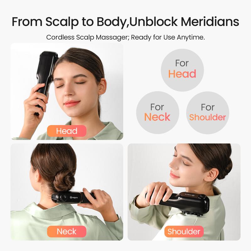 Glowvera 5 Speed Electric Scalp Massager